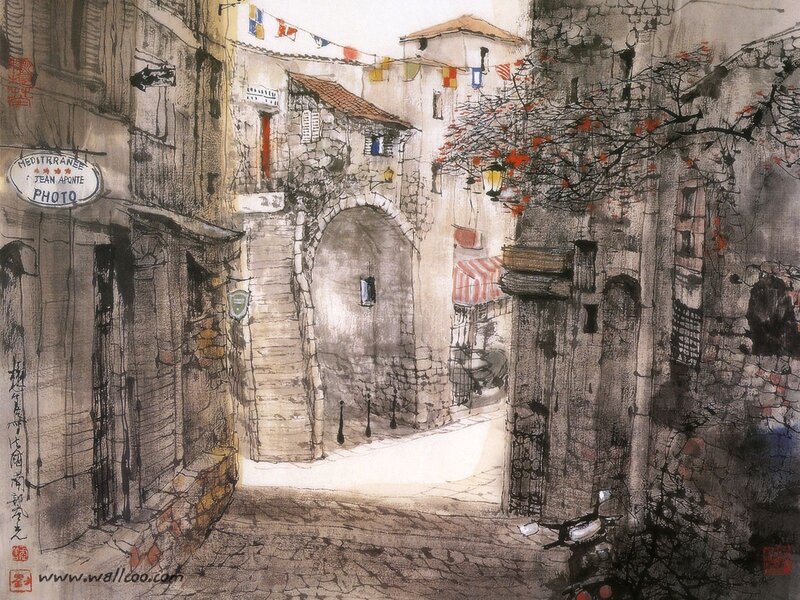 European Street Scene