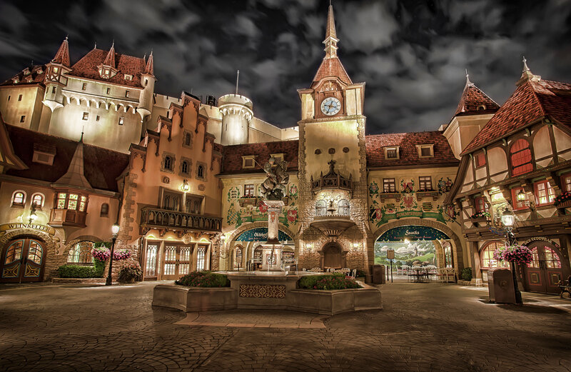 European-style Village Square
