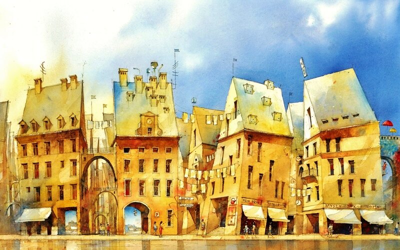 European Town Buildings