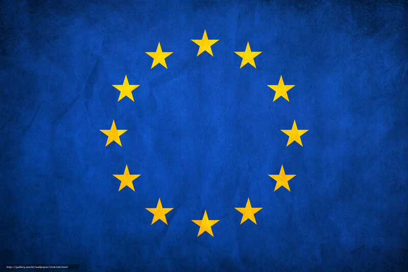 European Union Flag — Blue, Formal