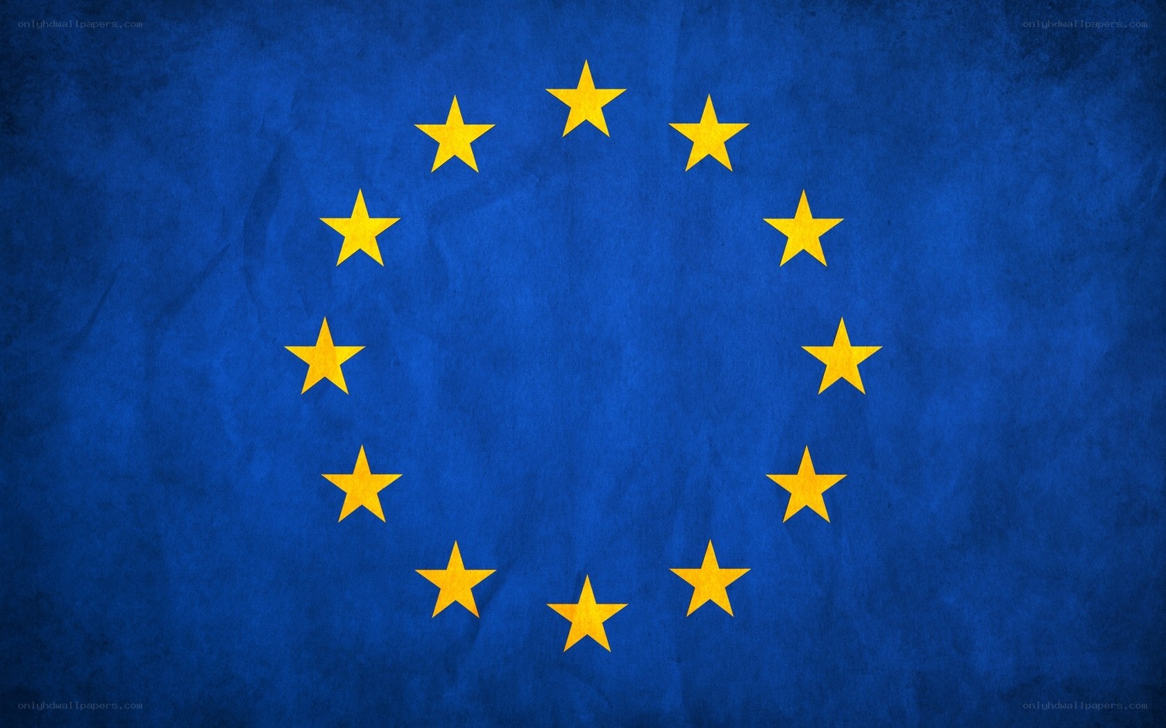 European Union flag with stars