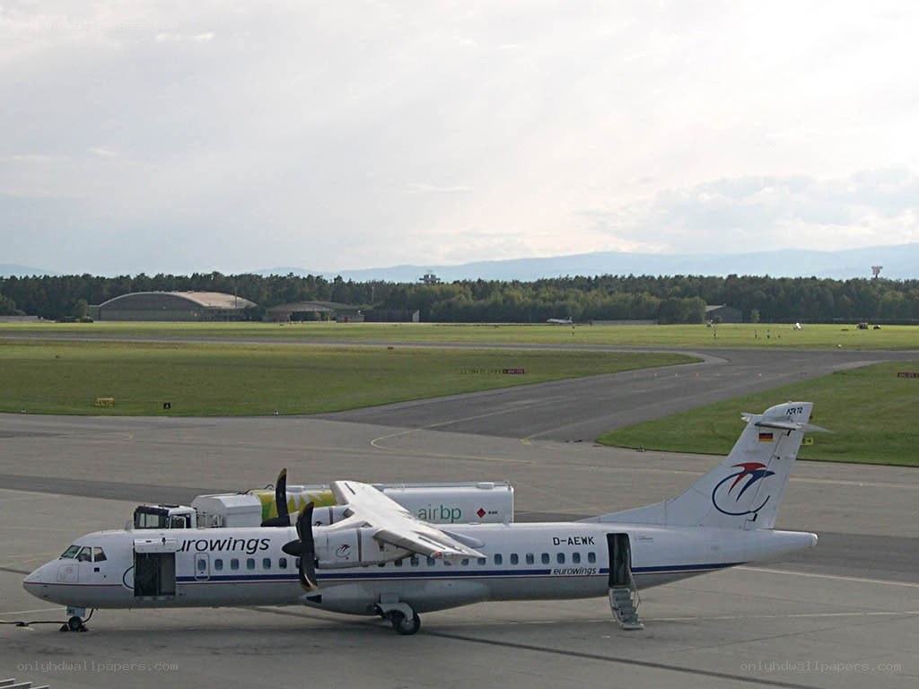 Eurowings aircraft on tarmac