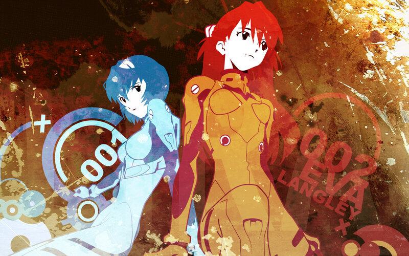 EVA-01 and EVA-02 characters
