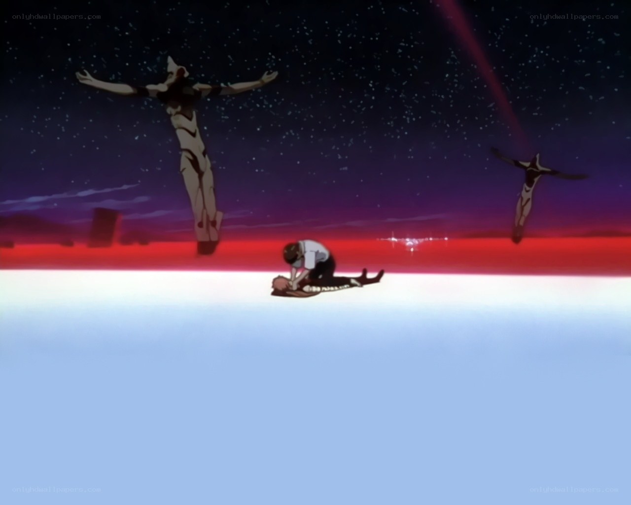 Eva-01 and the Angel