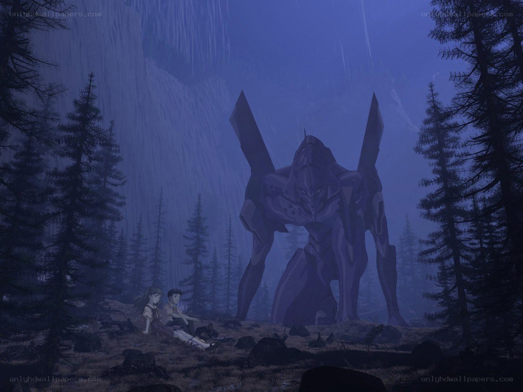 Eva-01 in the forest