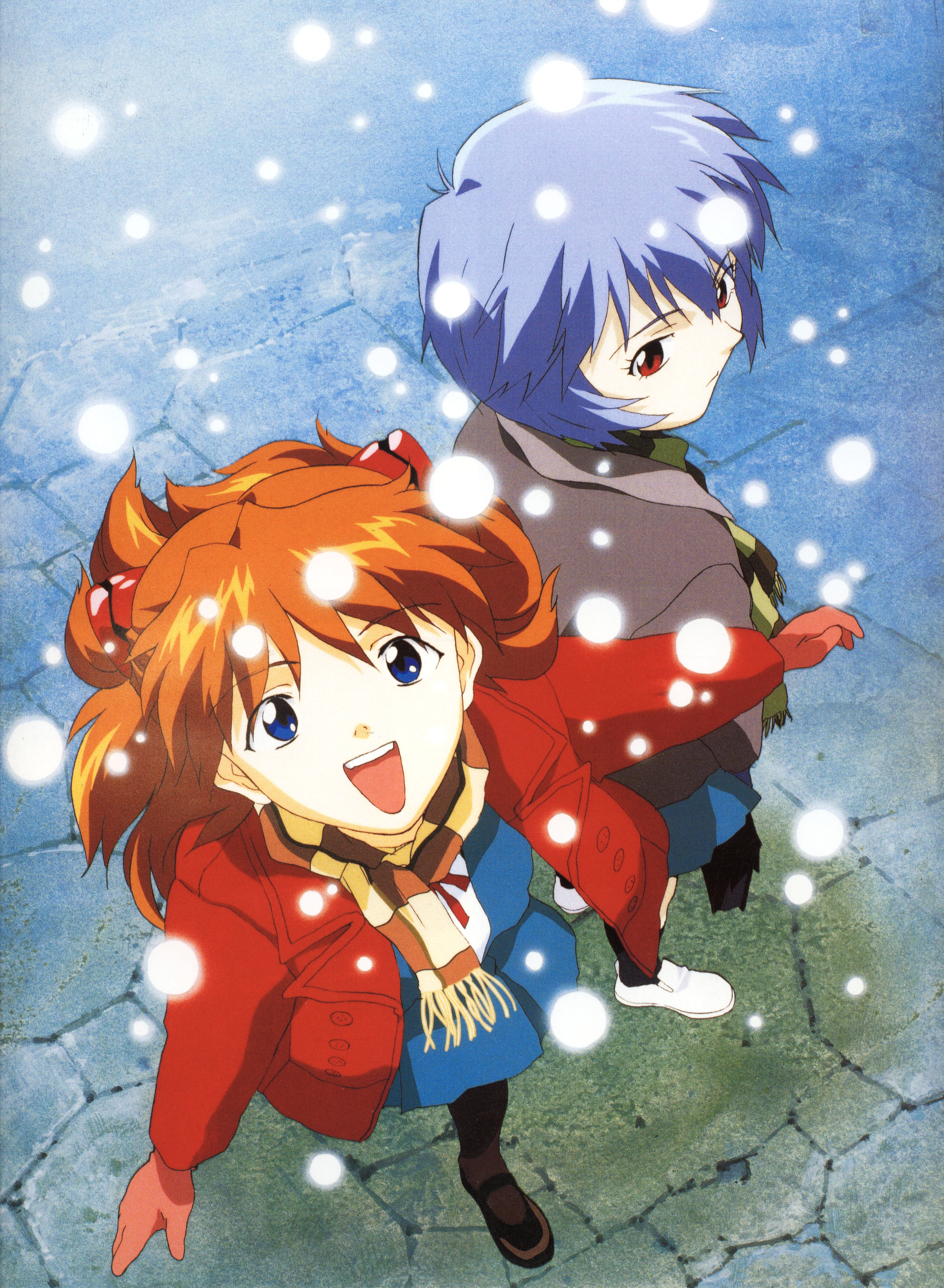 Eva characters in snow
