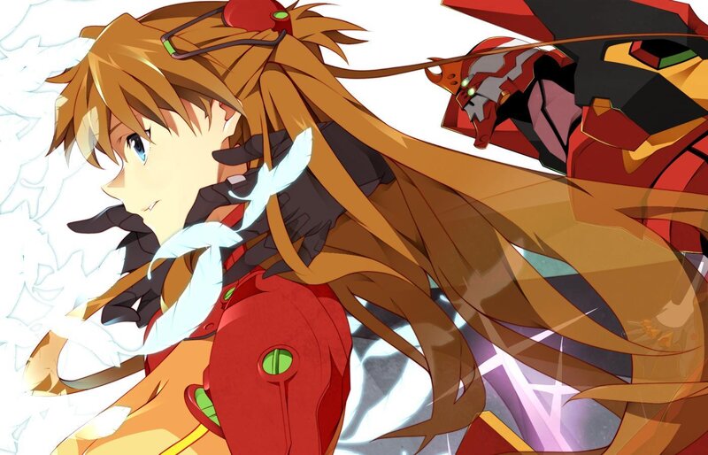 Eva pilot with mech