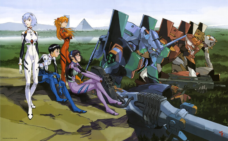 EVA Pilots and Mechs — Green