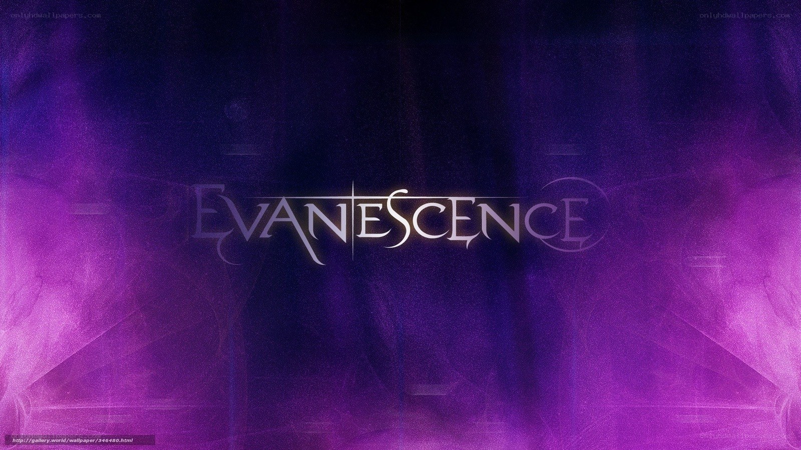Evanescence band logo wallpaper