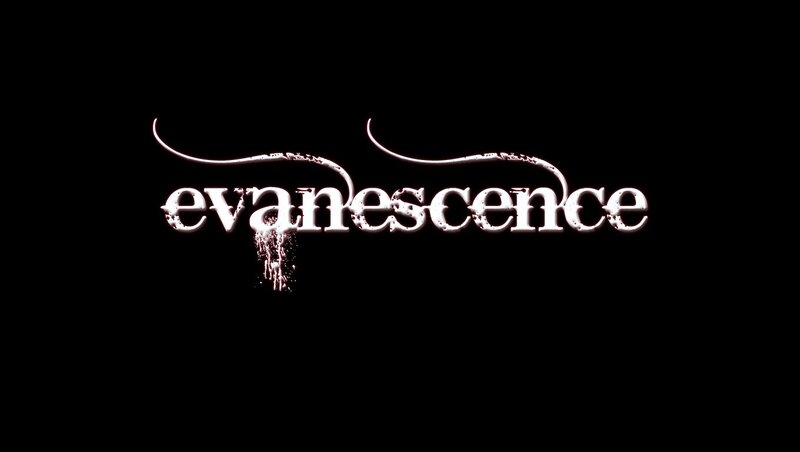 Evanescent logo with dripping effect