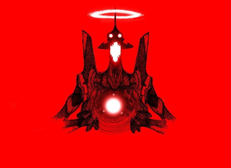 Evangelion Angel with halo