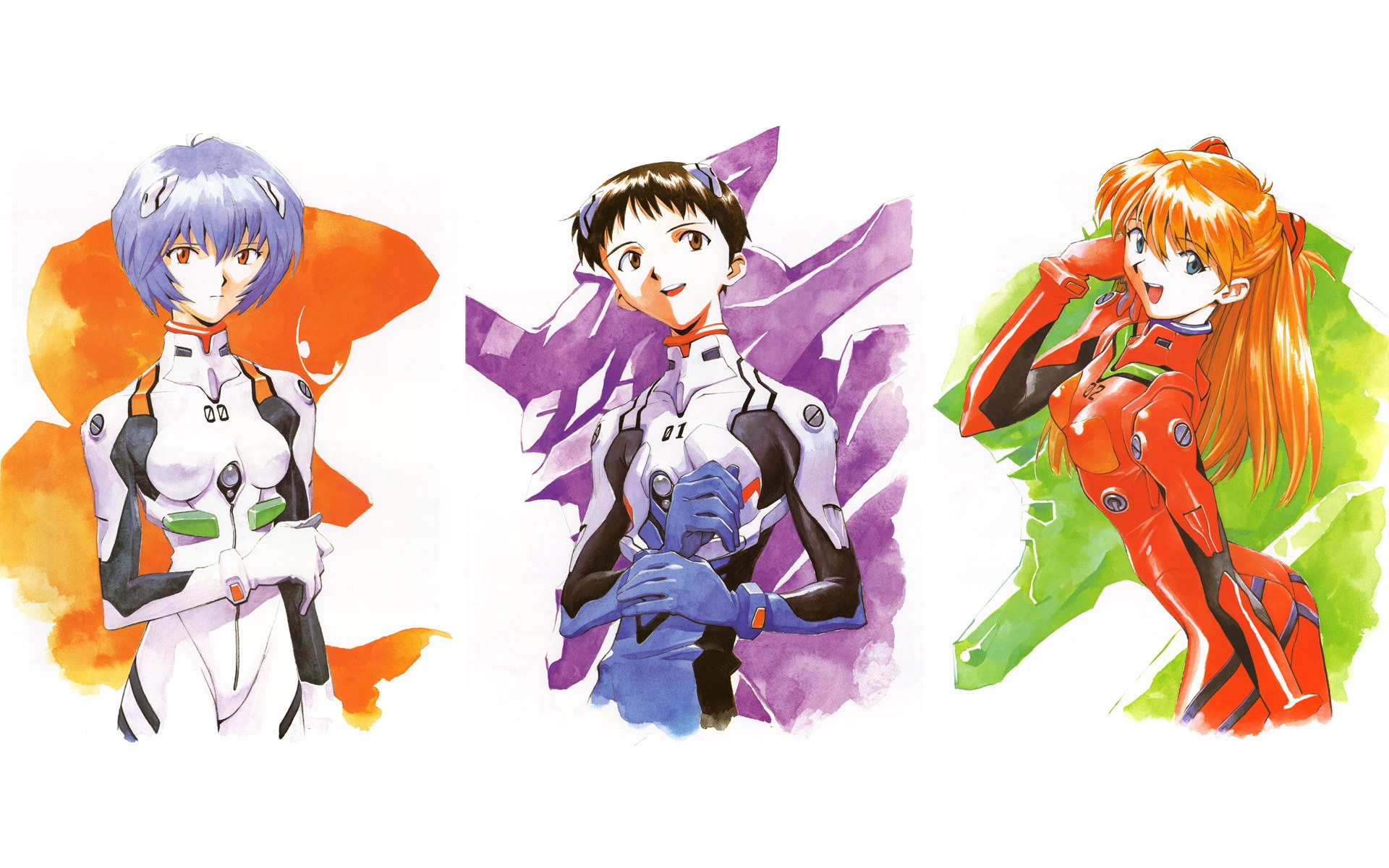 Evangelion character art