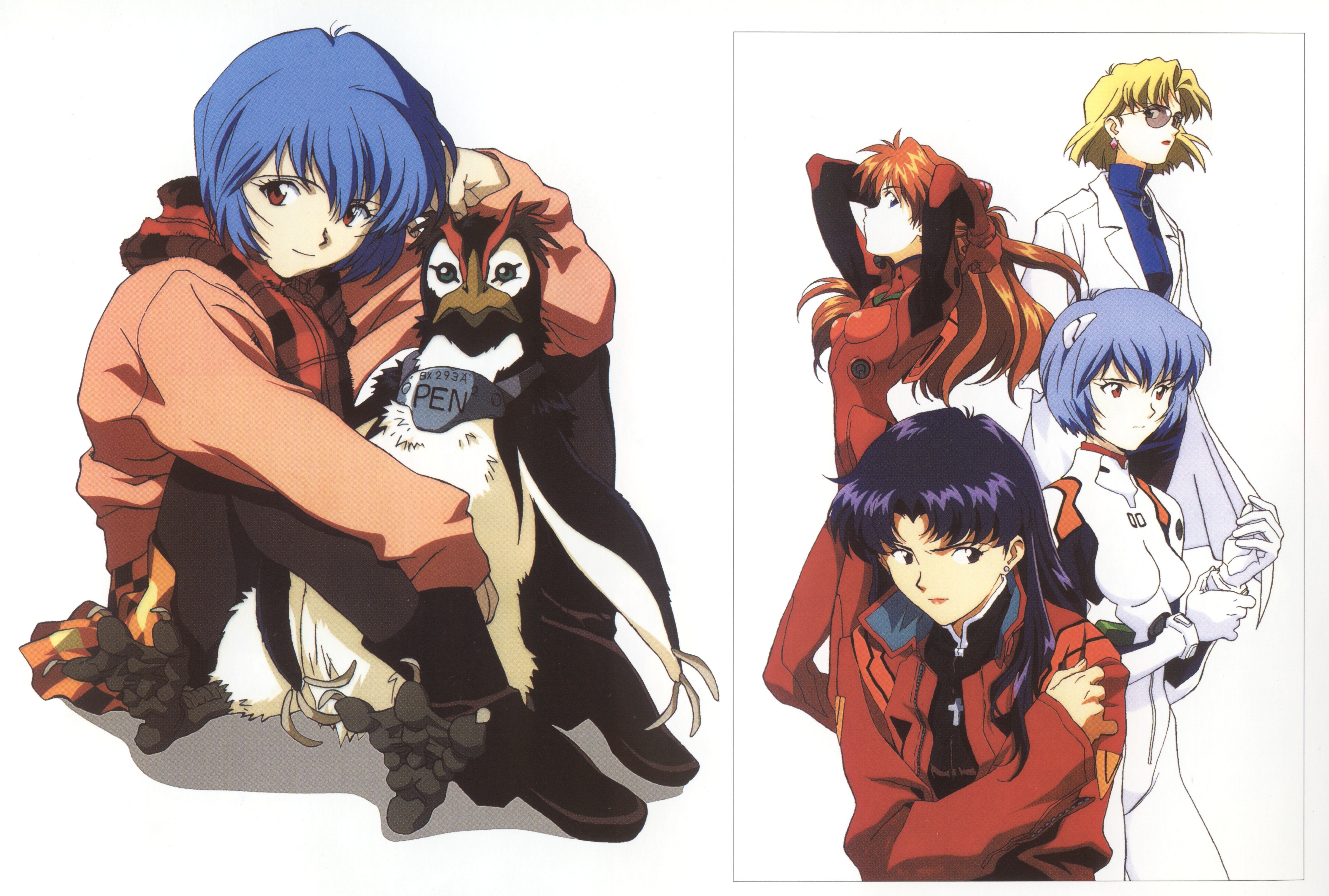 Evangelion character art