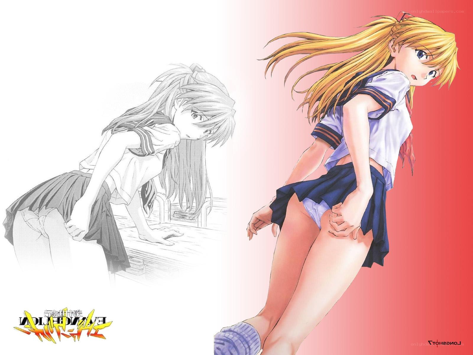 Evangelion character art comparison