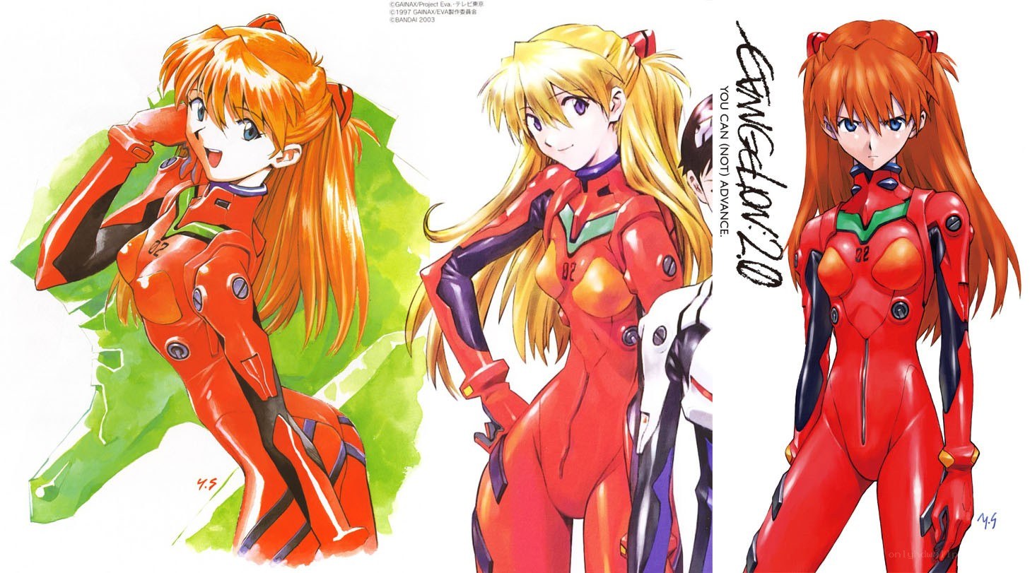 Evangelion character designs