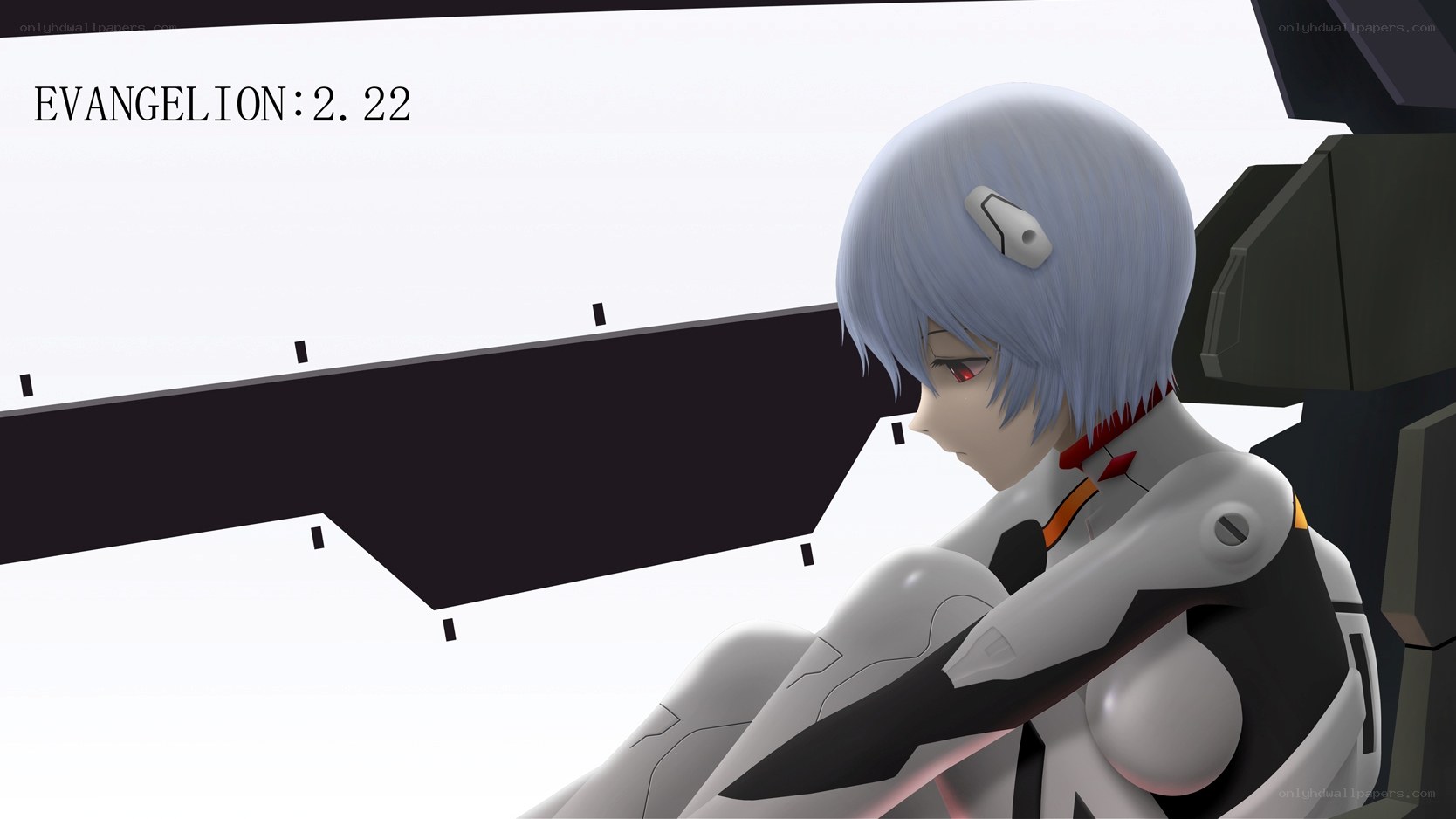 Evangelion character in cockpit