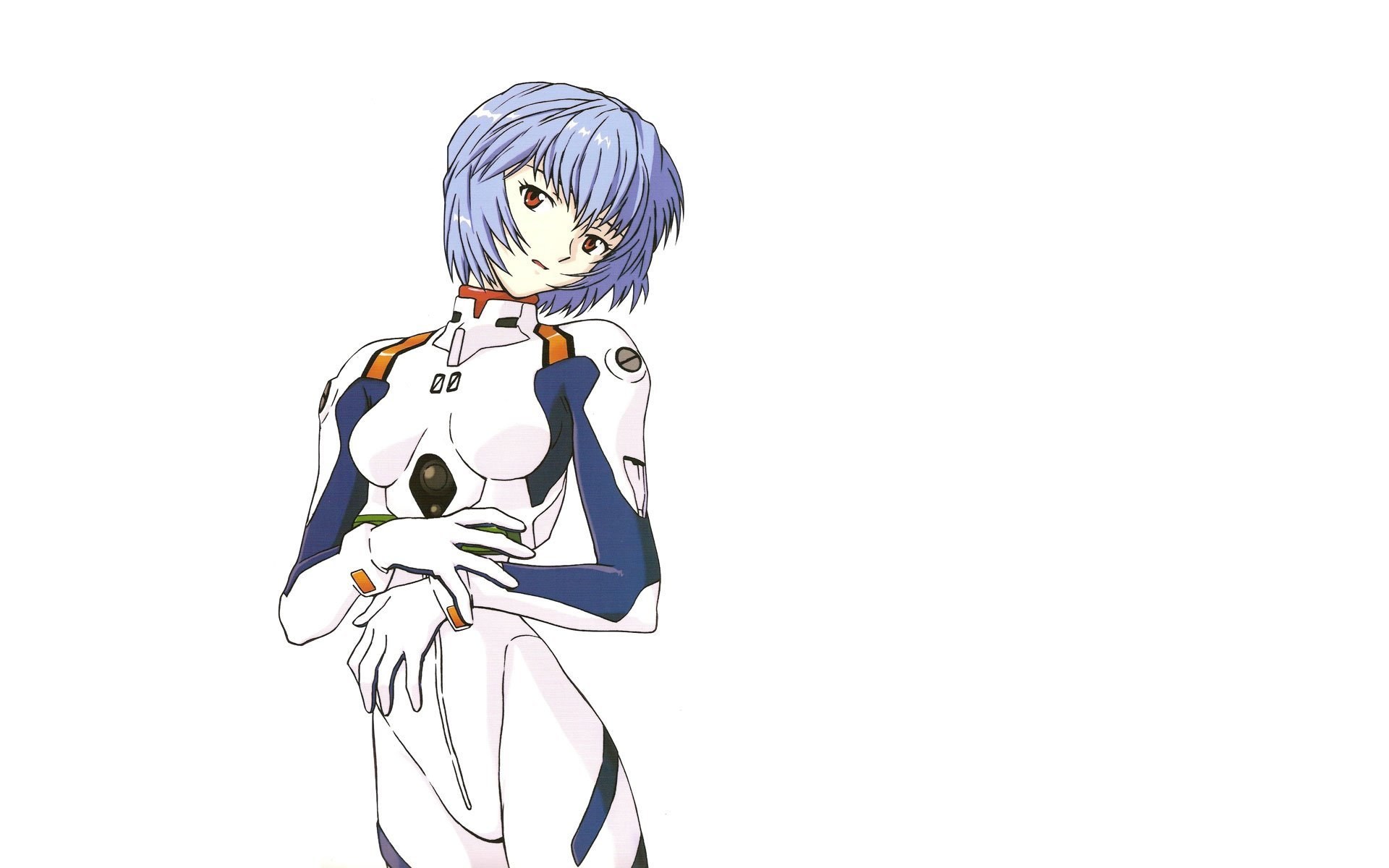 Evangelion character in plugsuit