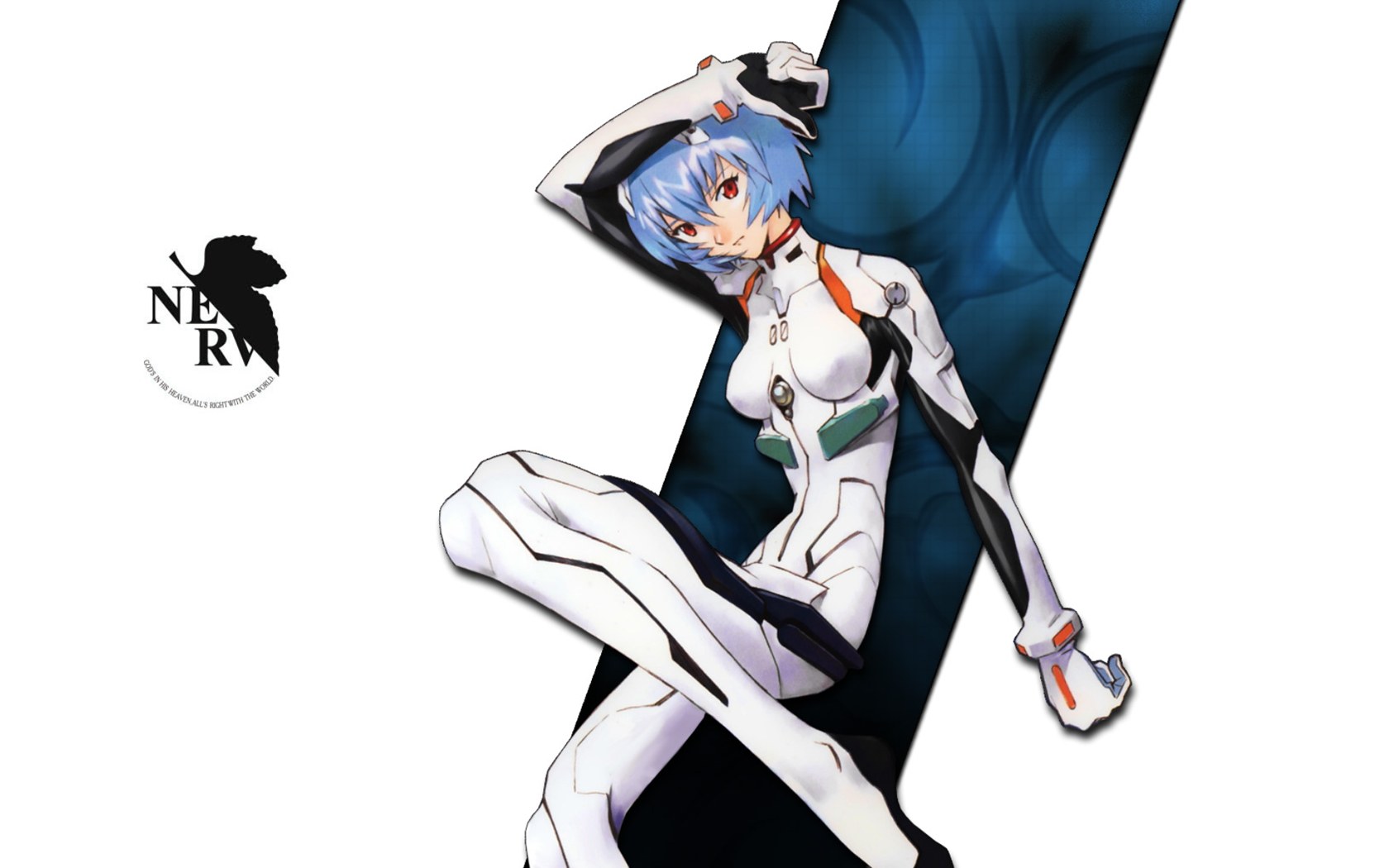 Evangelion character in plugsuit
