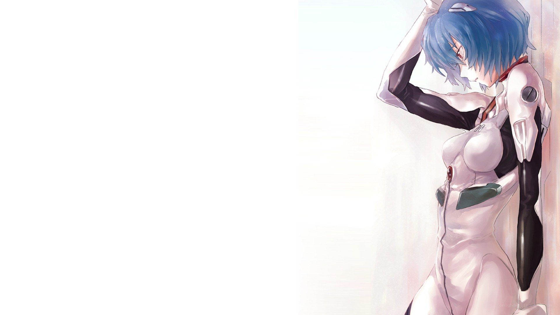 Evangelion character in plugsuit