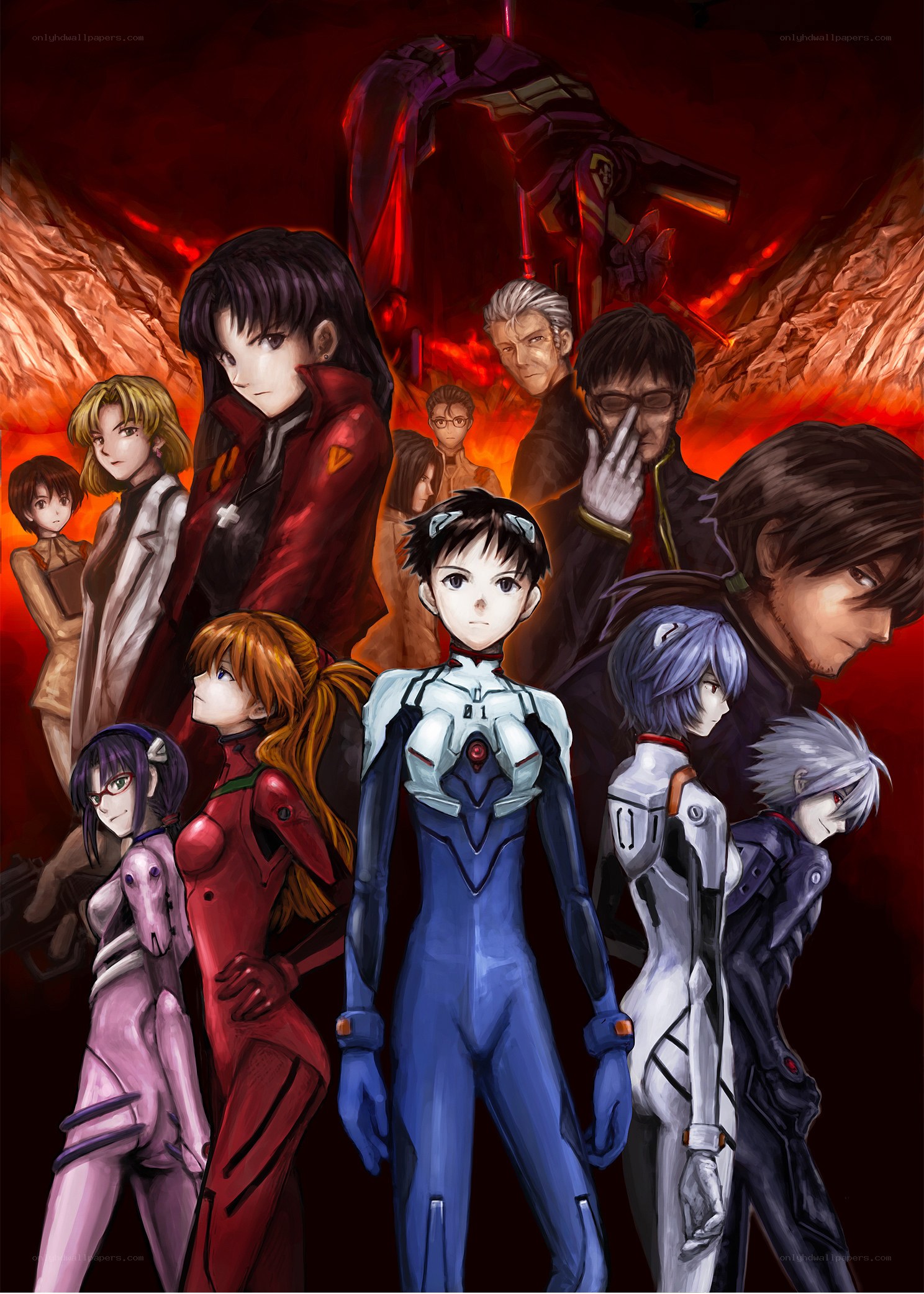 Evangelion character lineup