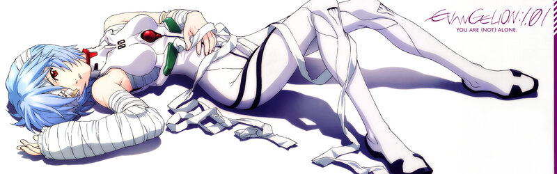 Evangelion character lying down