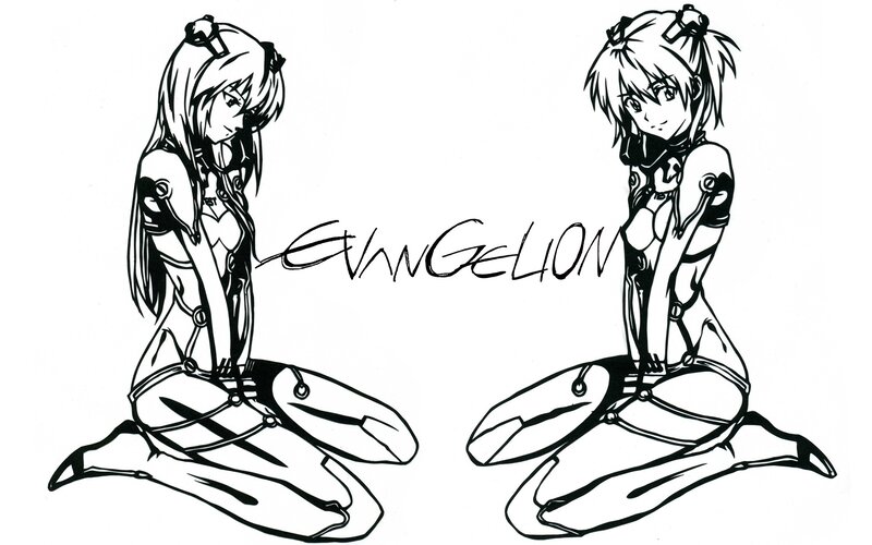 Evangelion character sketch