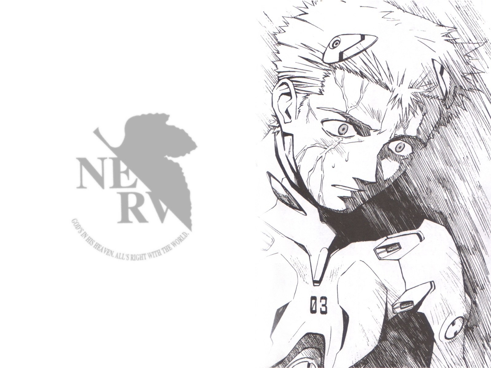 Evangelion character sketch