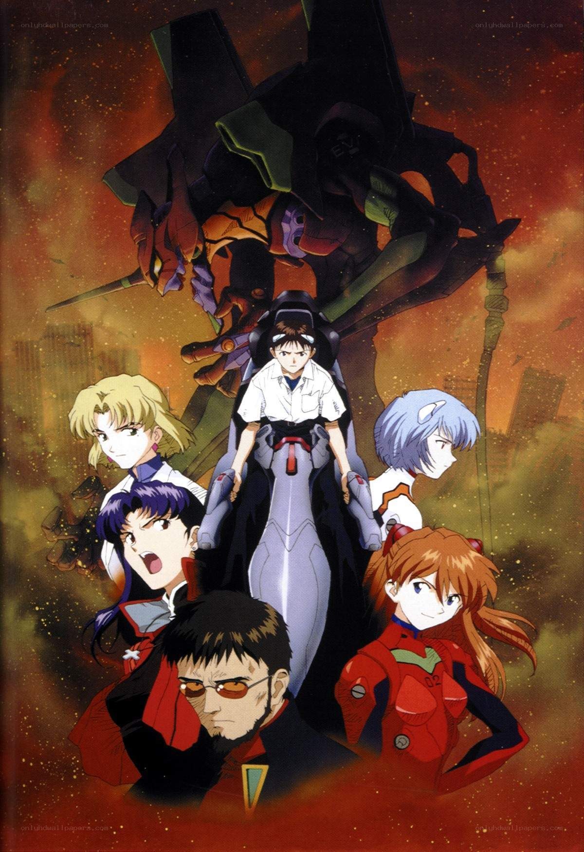 Evangelion characters and mecha