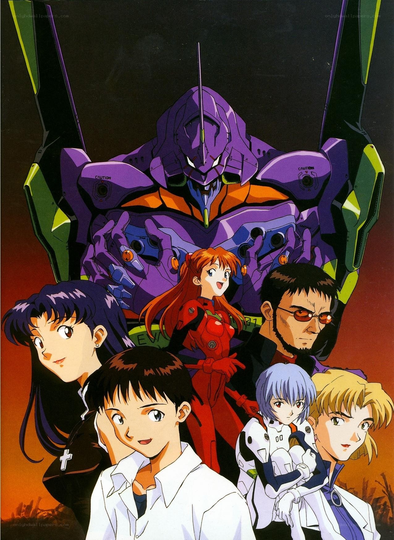 Evangelion characters and mecha