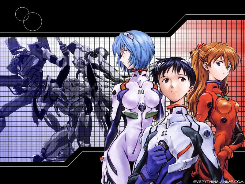 Evangelion characters and mechs