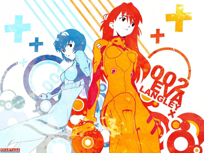 Evangelion characters artwork