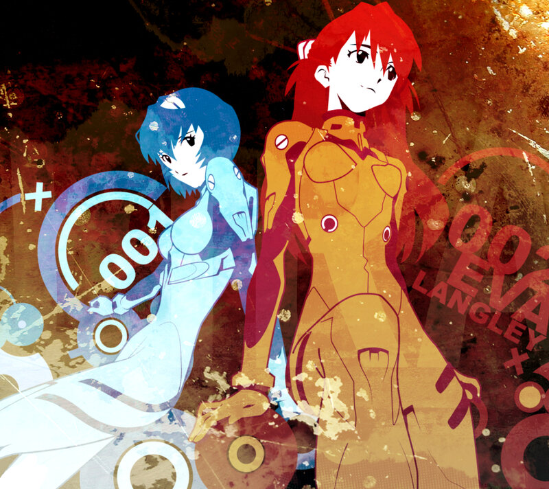 Evangelion characters artwork