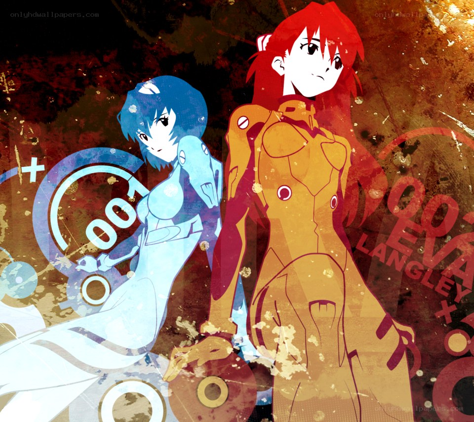 Evangelion characters artwork