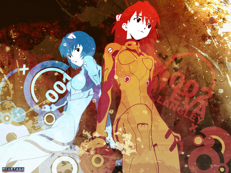 Evangelion characters artwork