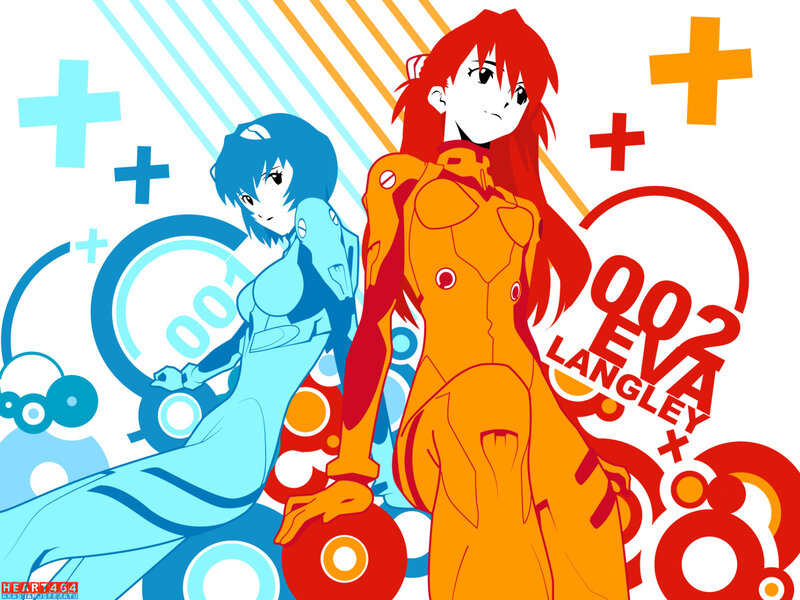 Evangelion characters artwork