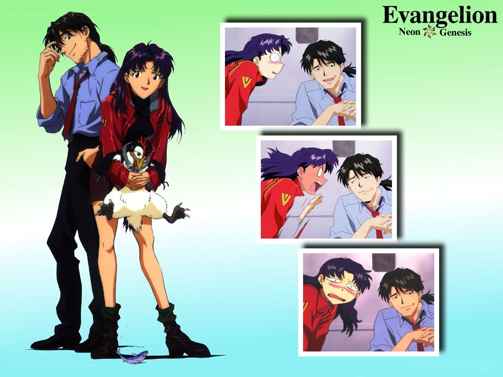 Evangelion characters collage