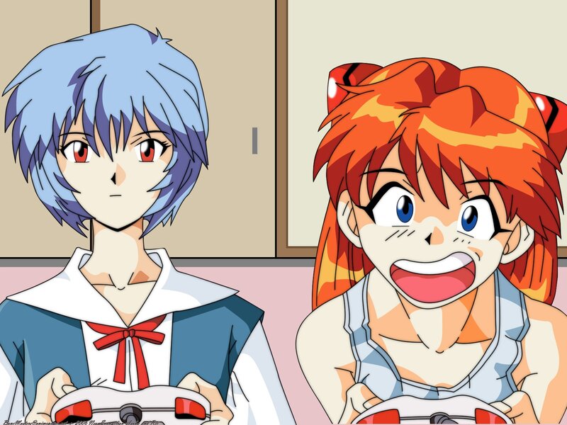 Evangelion characters gaming