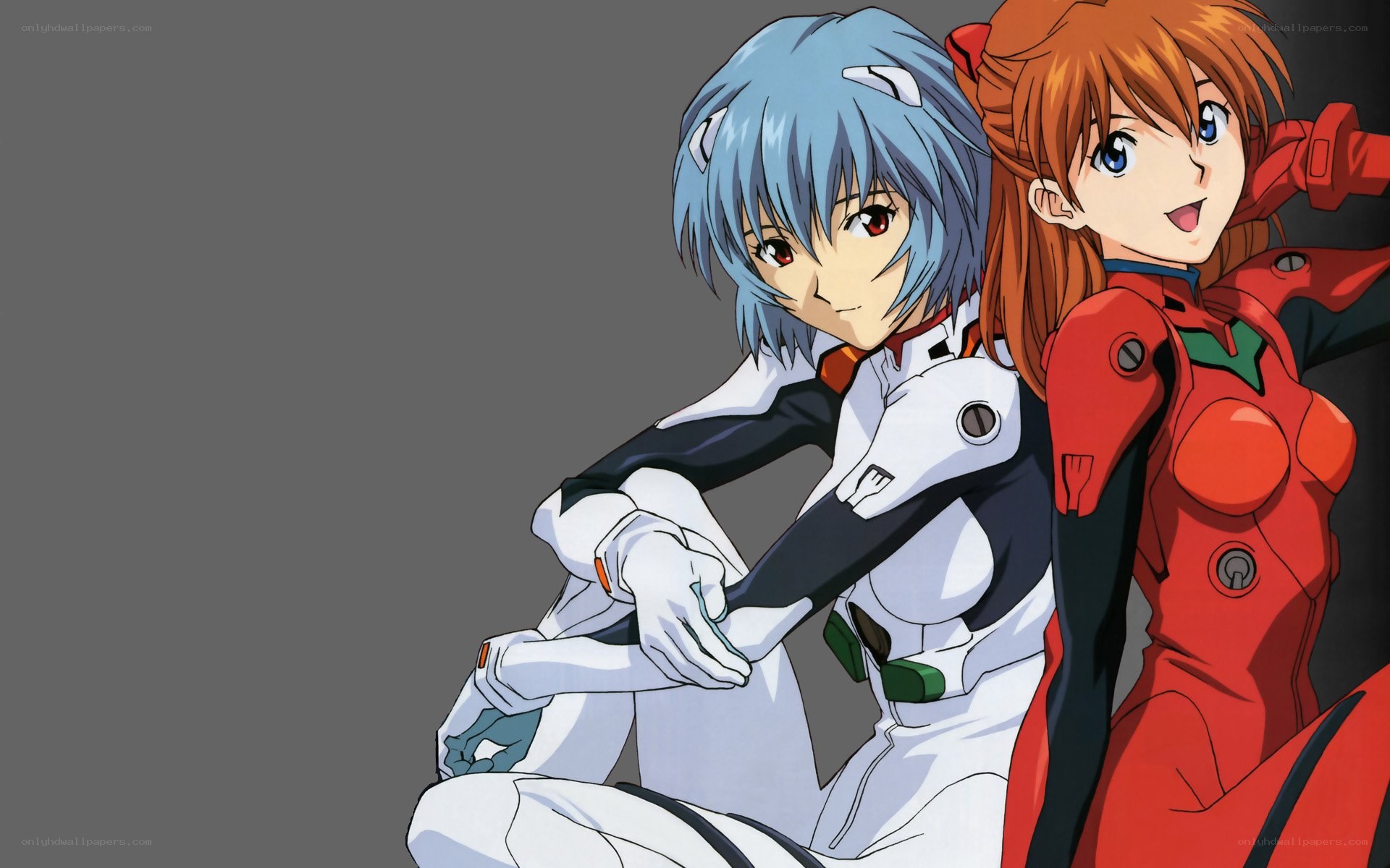 evangelion characters in plugsuits