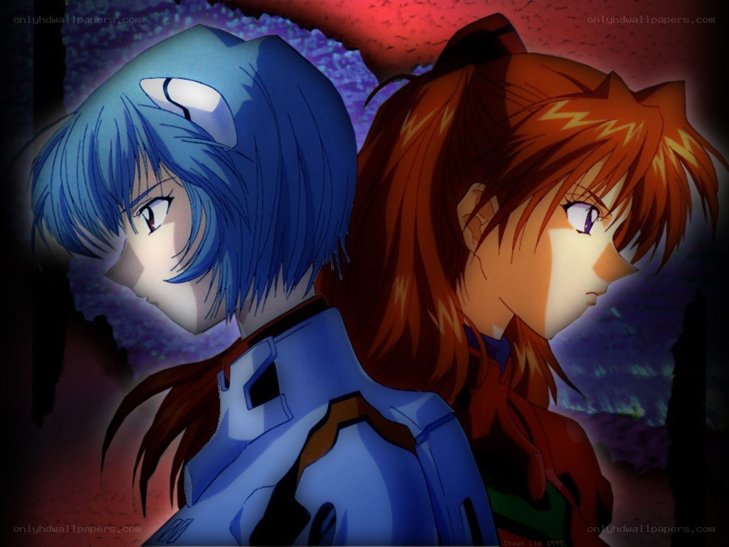 Evangelion characters in profile
