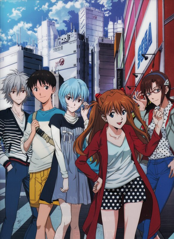 Evangelion characters in Tokyo