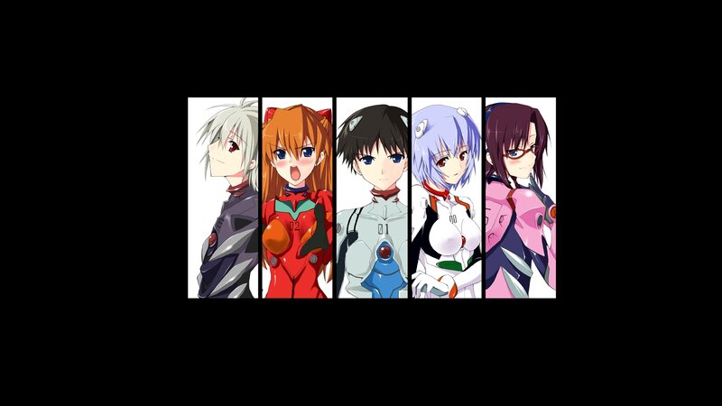 Evangelion characters lineup