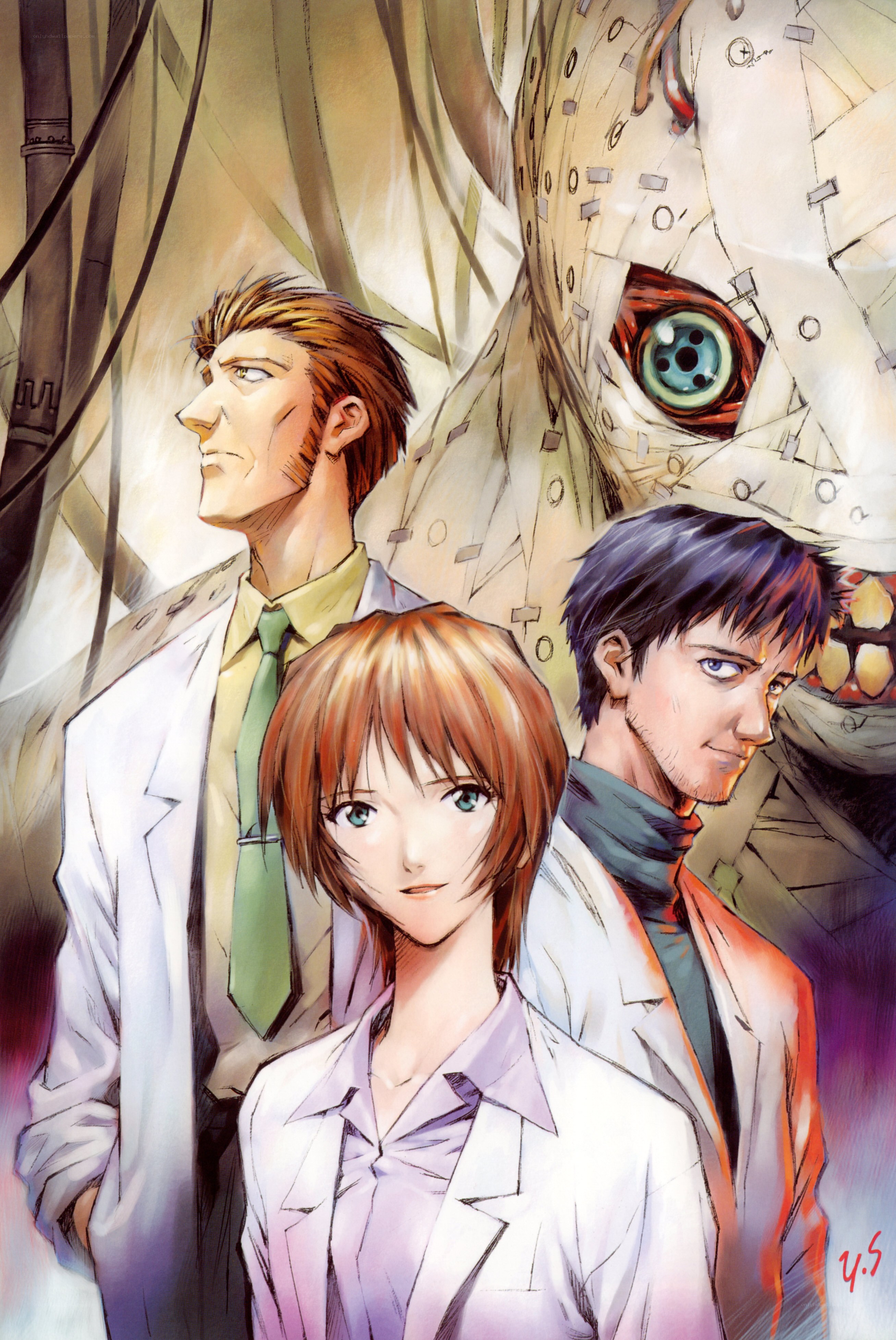 Evangelion characters with Angel