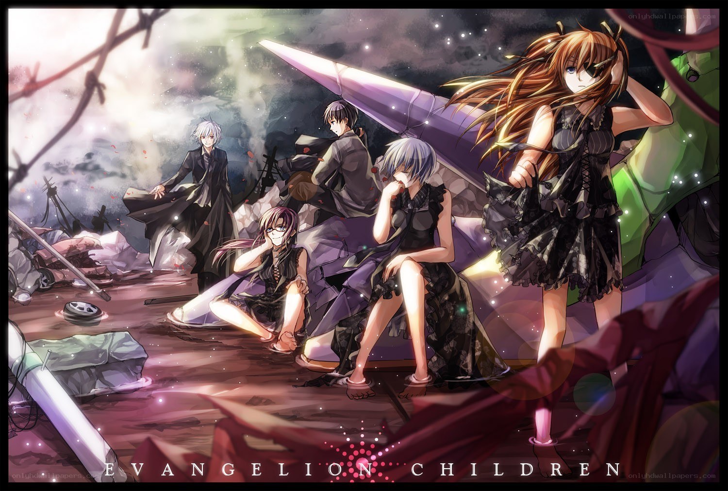 Evangelion Children Artwork