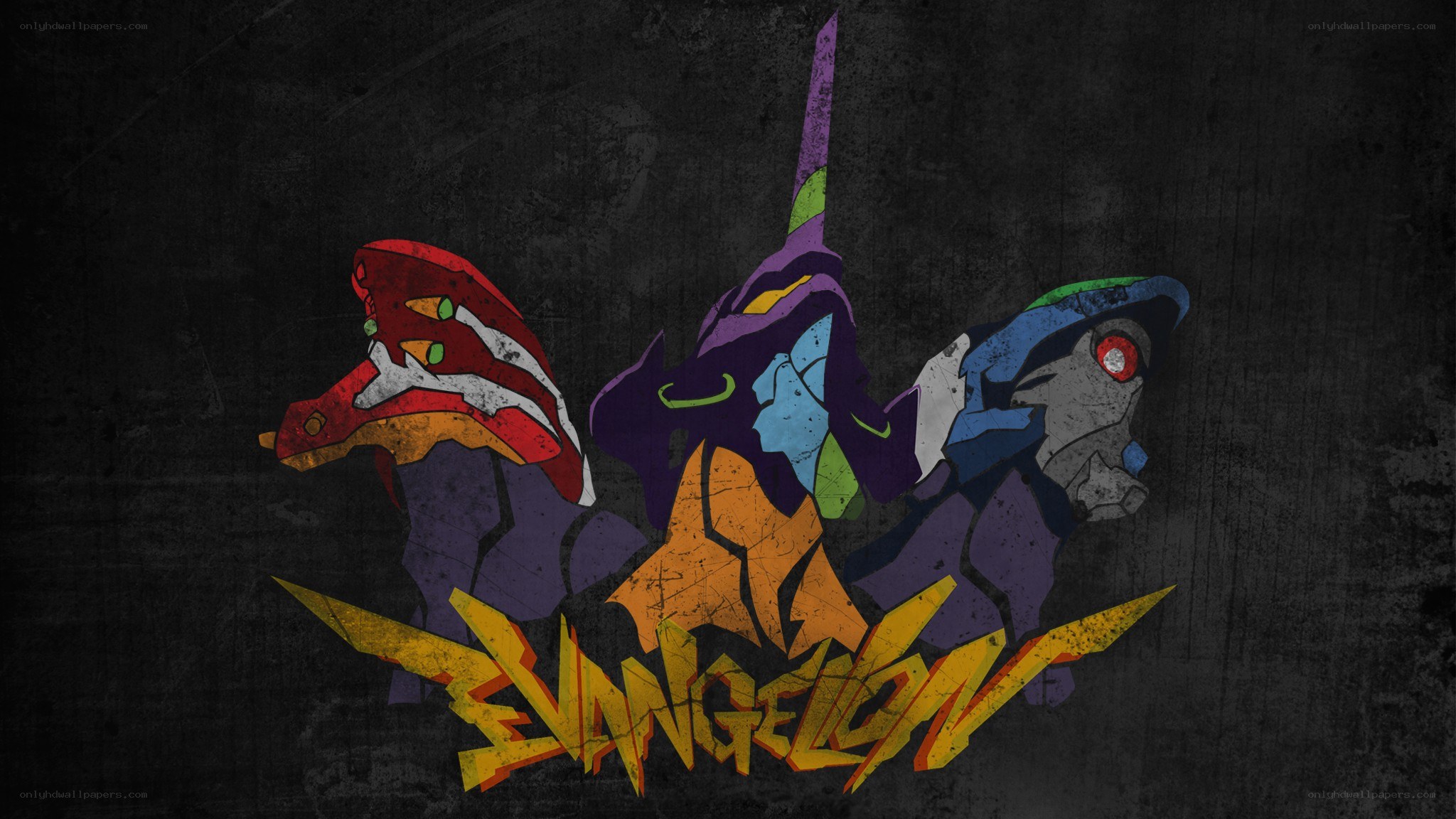 Evangelion mecha artwork