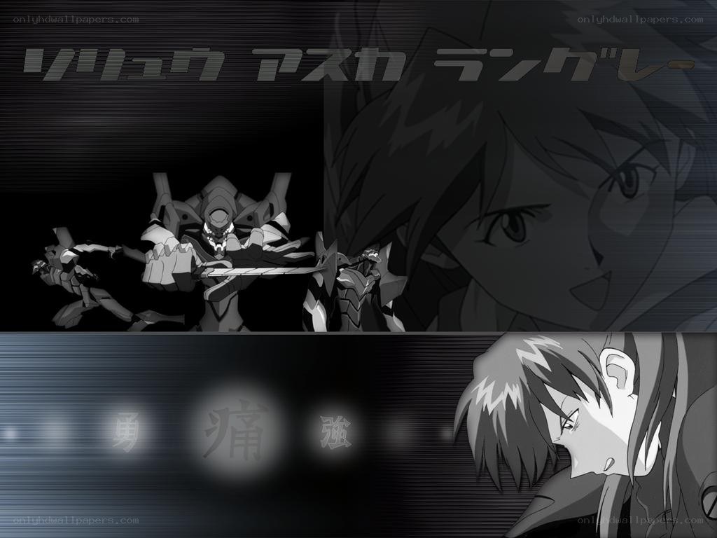 Evangelion mecha battle scene