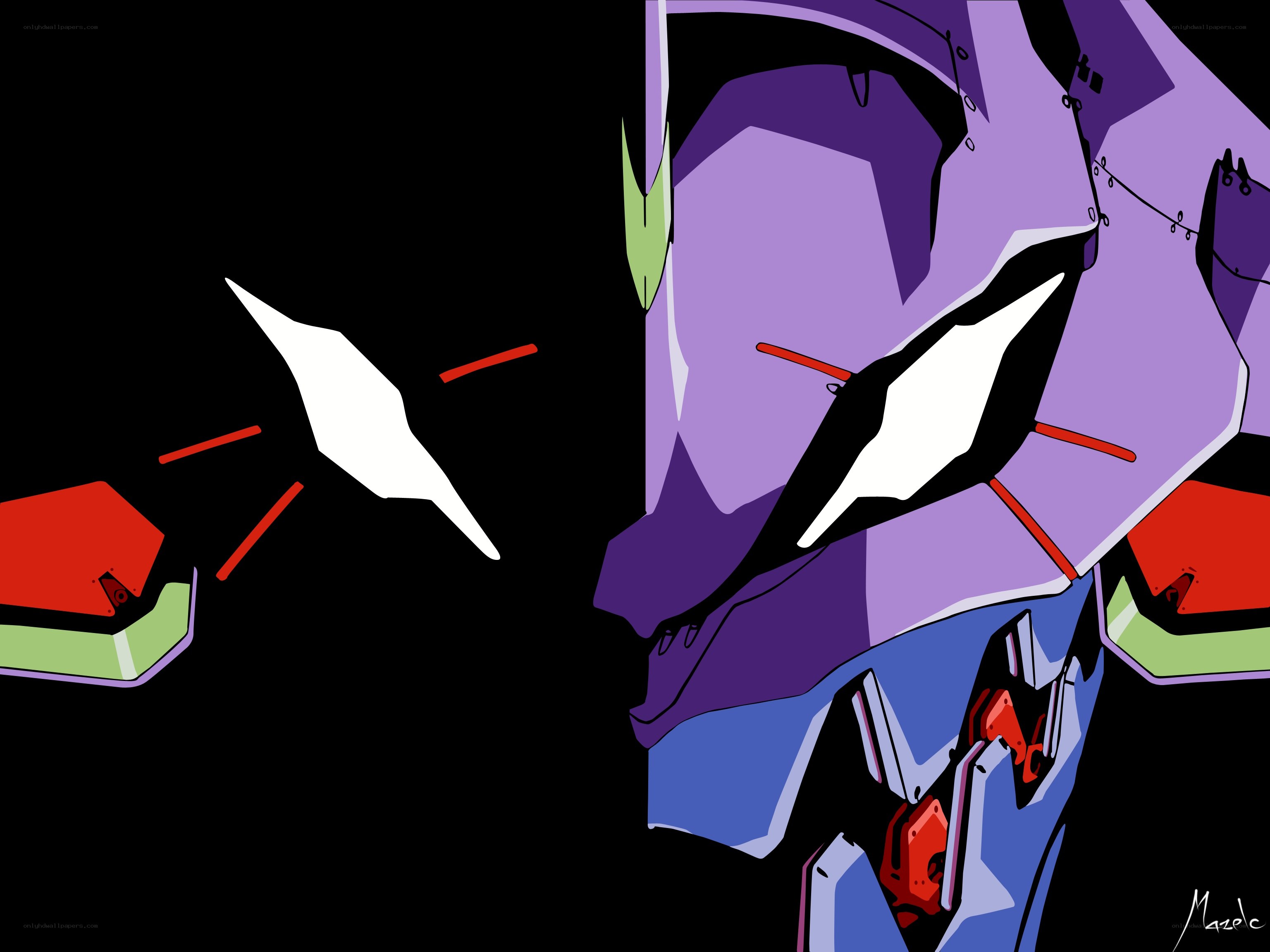 Evangelion mecha close-up