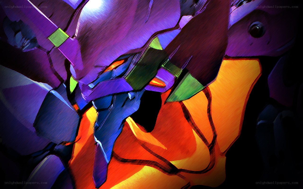 Evangelion mecha close-up