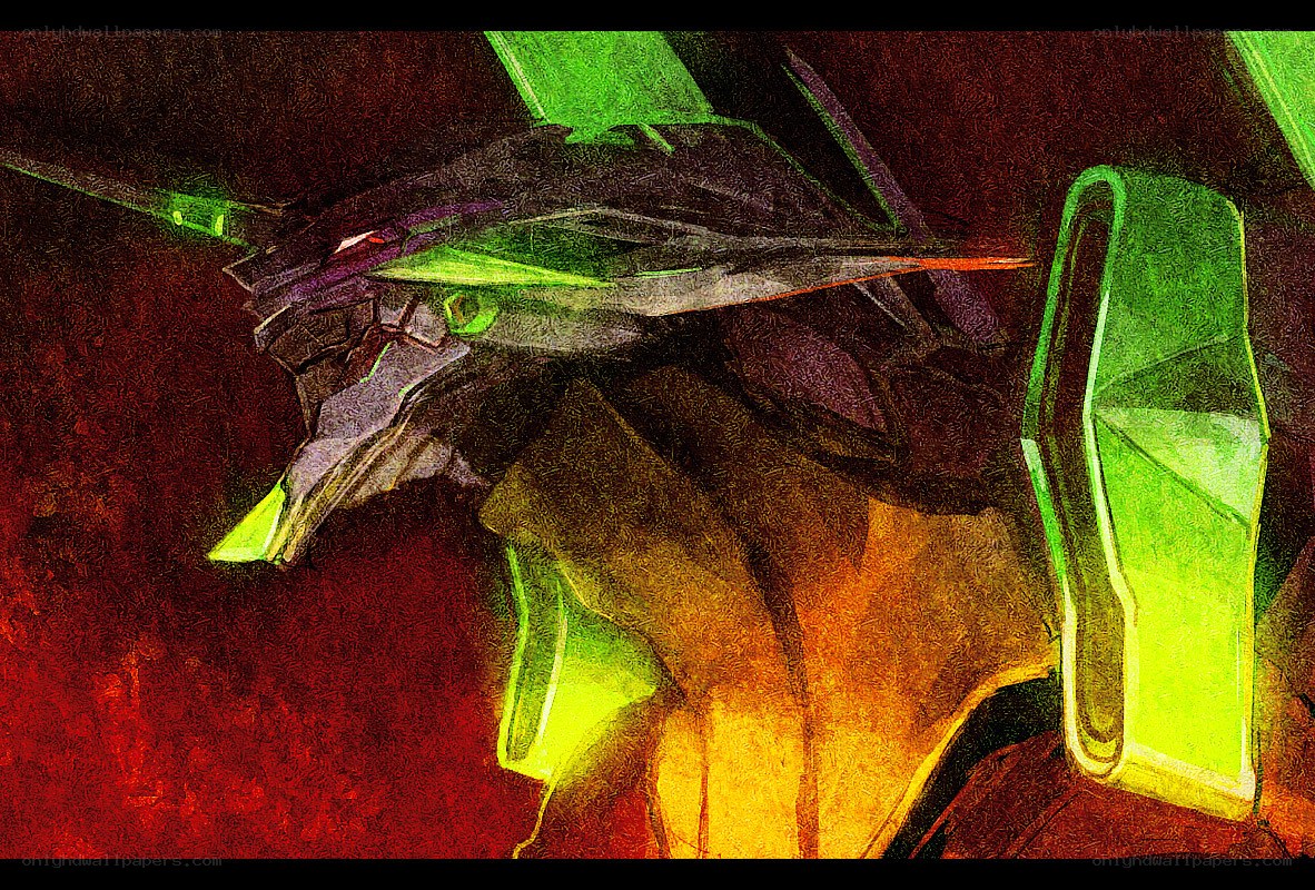 Evangelion mecha close-up