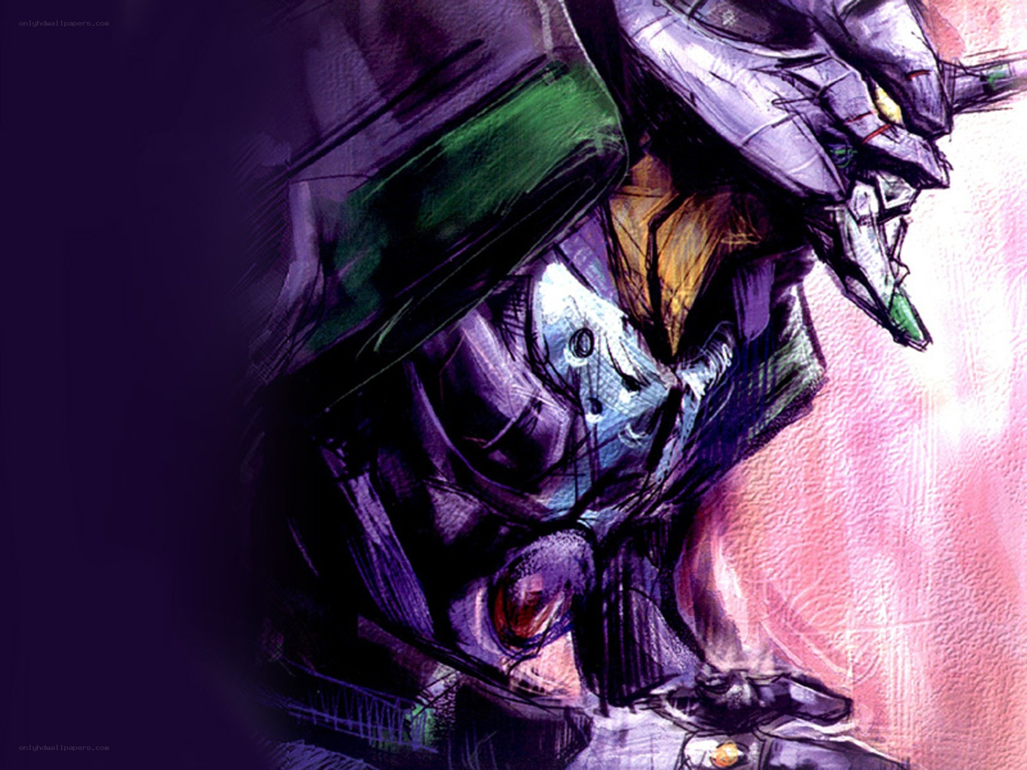 Evangelion mecha close-up