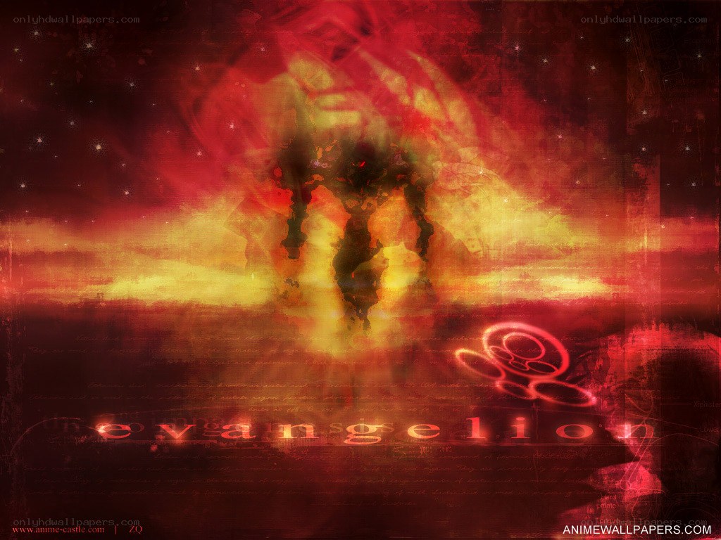 Evangelion mecha silhouette